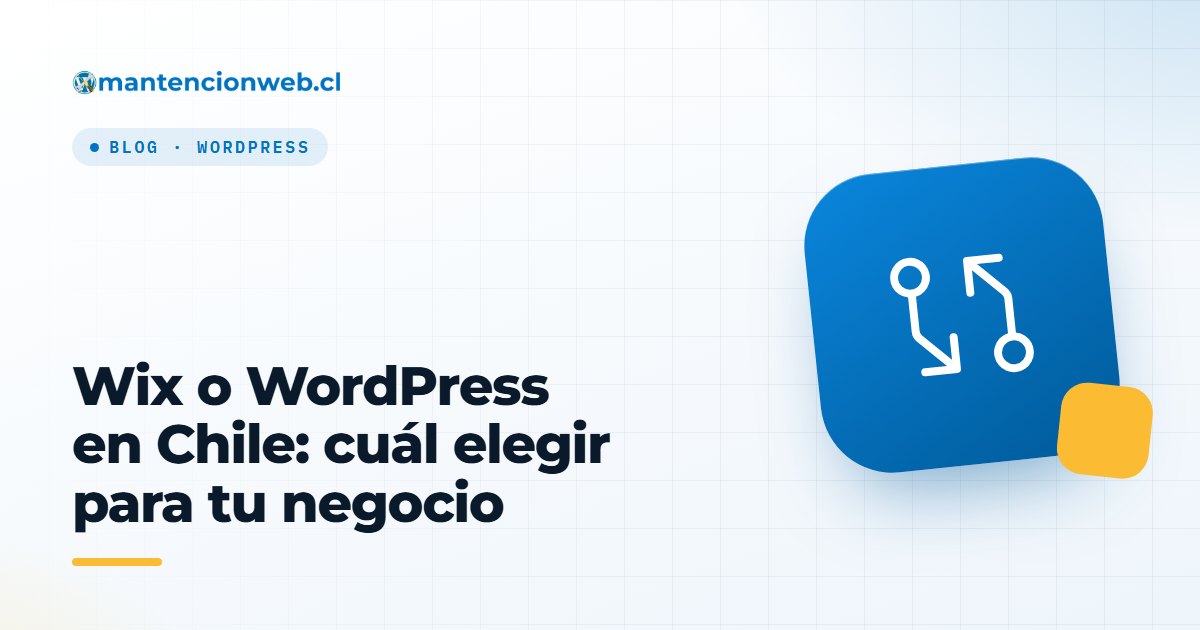 Wix o WordPress en Chile: cuál elegir para tu negocio